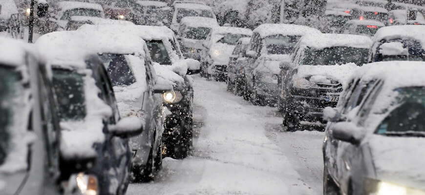 winter road safety on the m30