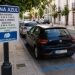 Los colores de las líneas de aparcamiento