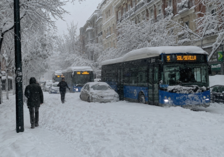 Recordamos el temporal de Filomena en Madrid