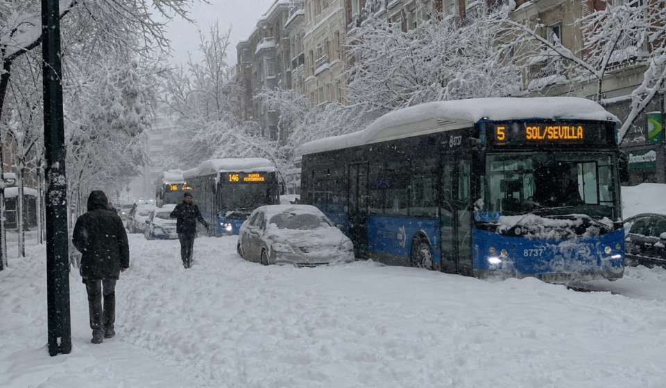 Recordamos el temporal de Filomena en Madrid