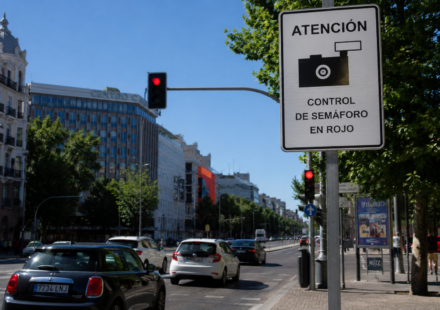Radares de semáforo en Madrid