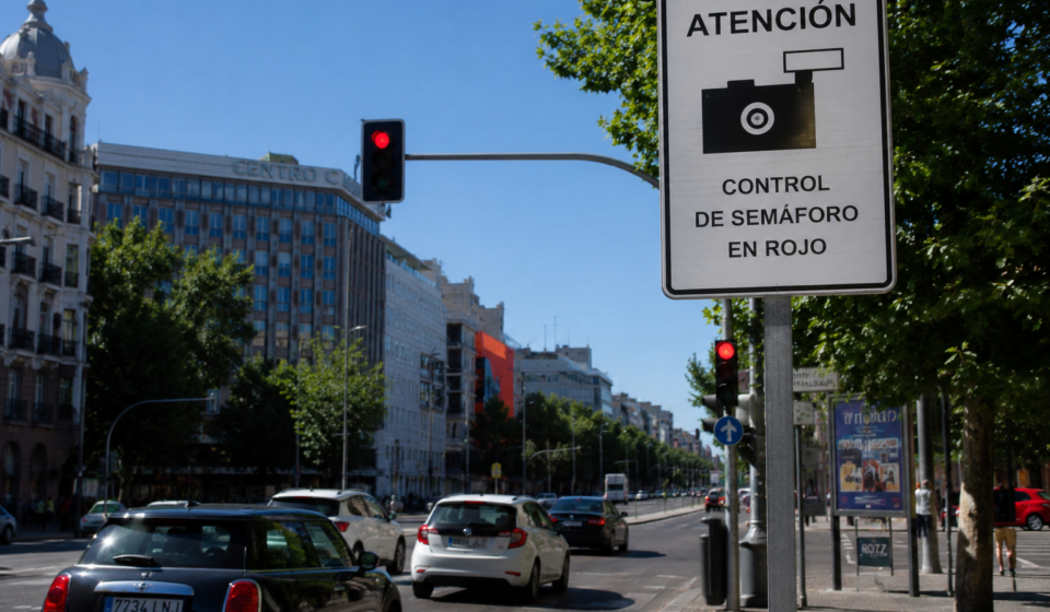 Radares de semáforo en Madrid